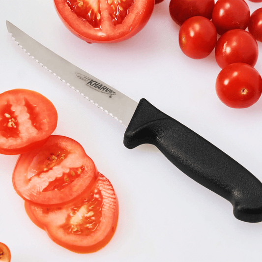 KH Kharve® Utility Knife Serrated 13cm - TEM IMPORTS™