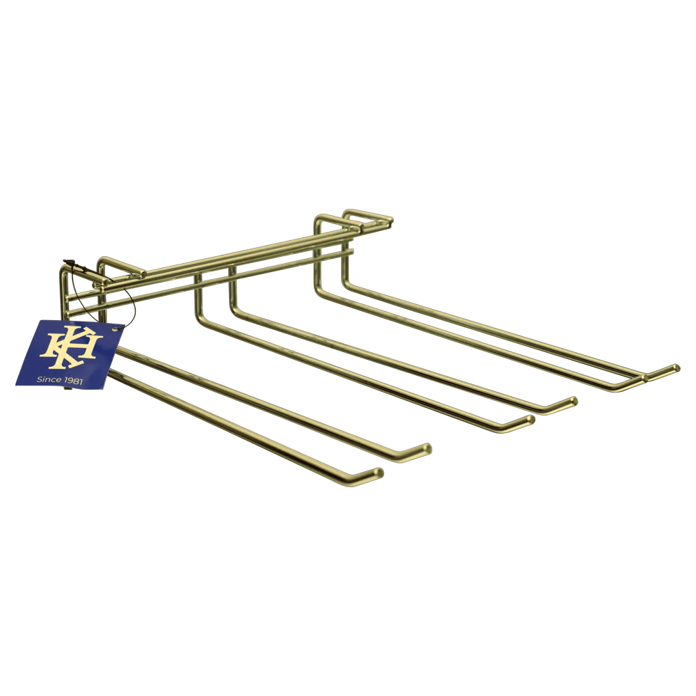 KH Probar® Glass Hanger Triple Brass Plated - TEM IMPORTS™