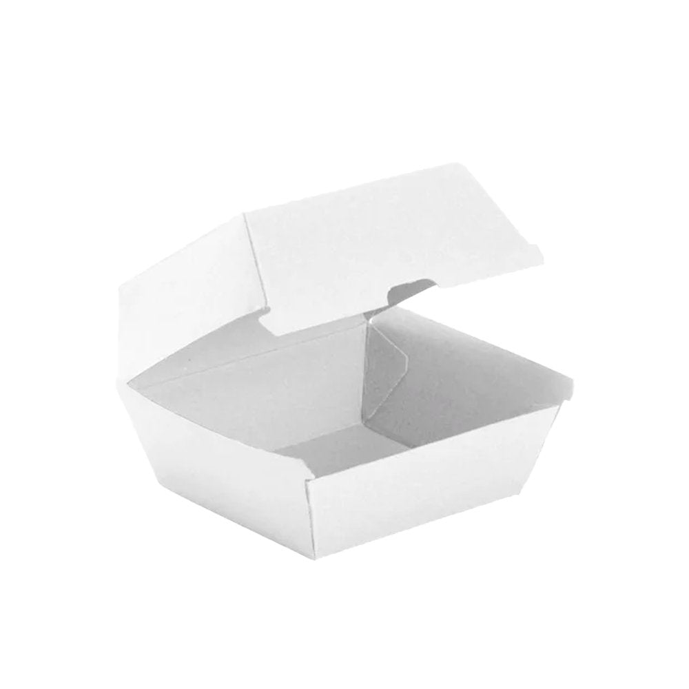 Large Burger BioBoard White Box - 150pcs/Ctn - TEM IMPORTS™