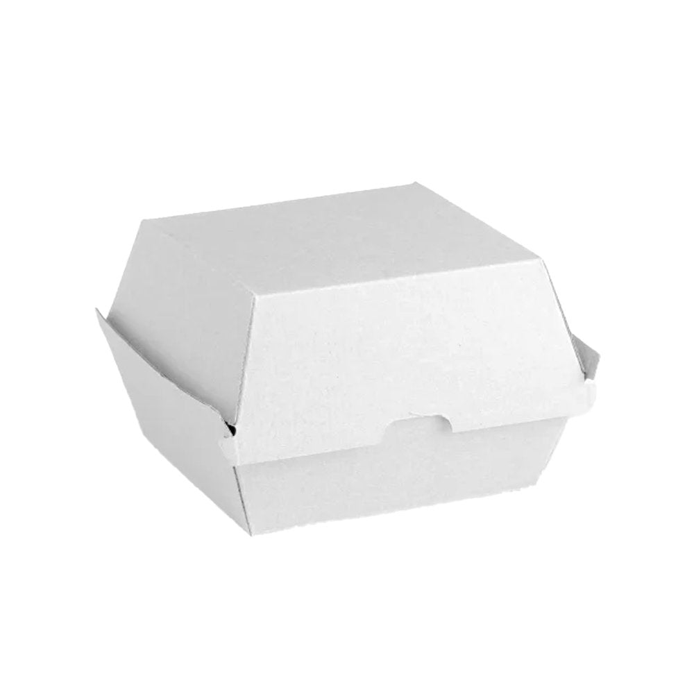 Large Burger BioBoard White Box - 150pcs/Ctn - TEM IMPORTS™