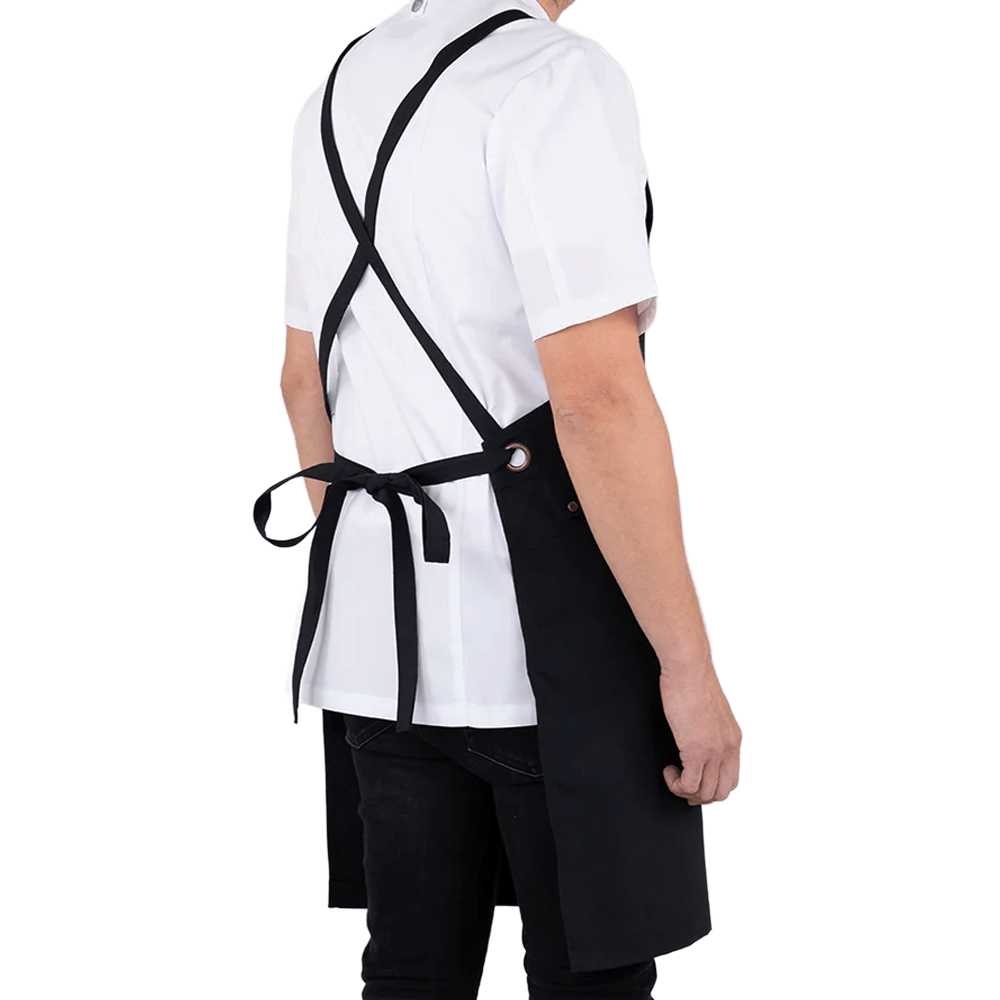 Luca Bib Apron - Black - TEM IMPORTS™