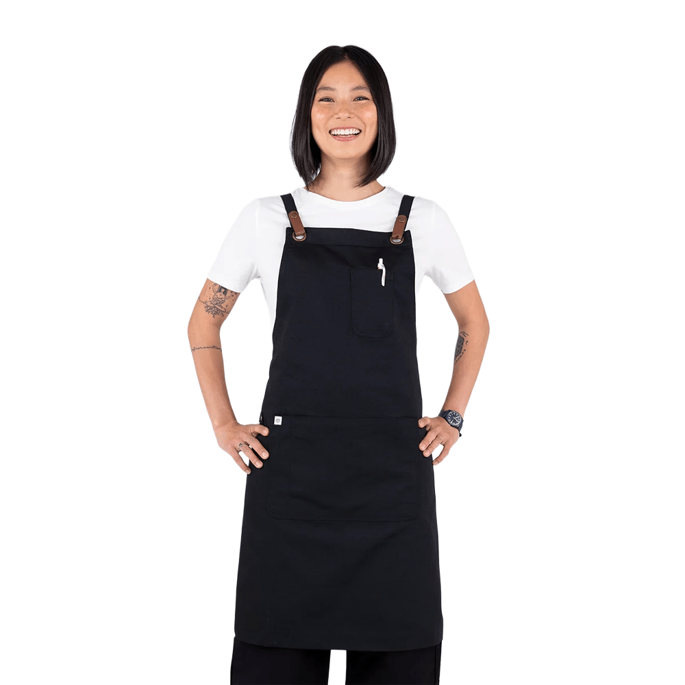 Luca Bib Apron - Black - TEM IMPORTS™