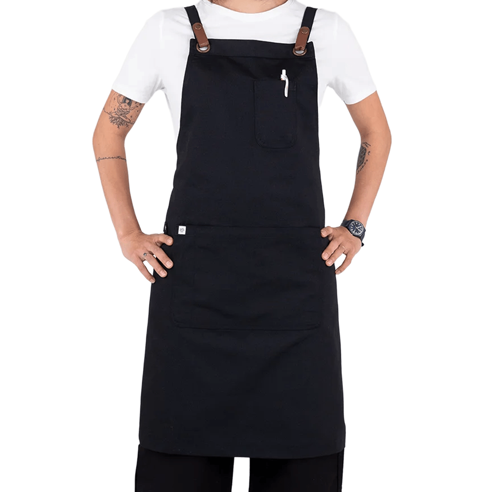 Luca Bib Apron - Black - TEM IMPORTS™