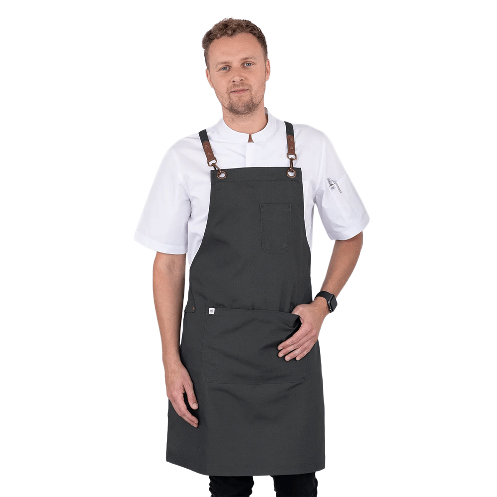 Luca Bib Apron - Bottle Green - TEM IMPORTS™