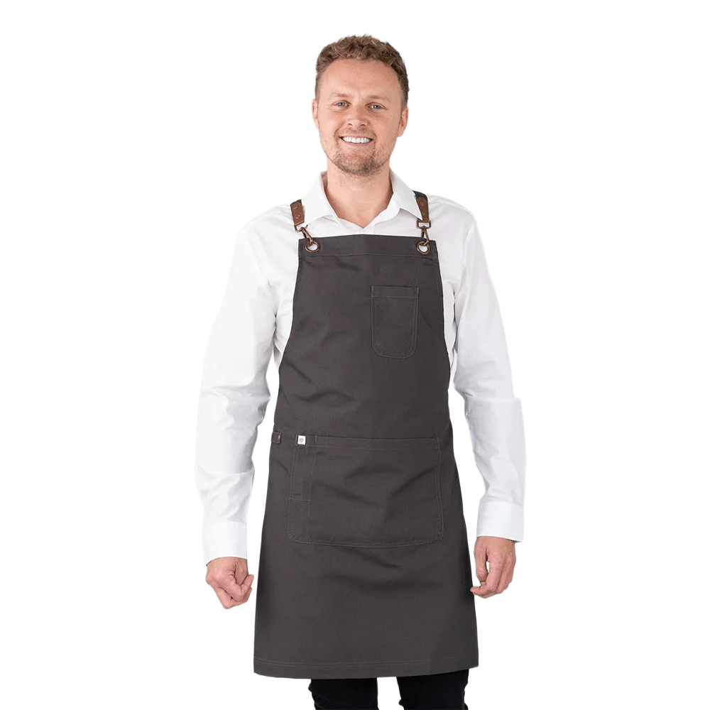 Luca Bib Apron - Slate Grey - TEM IMPORTS™