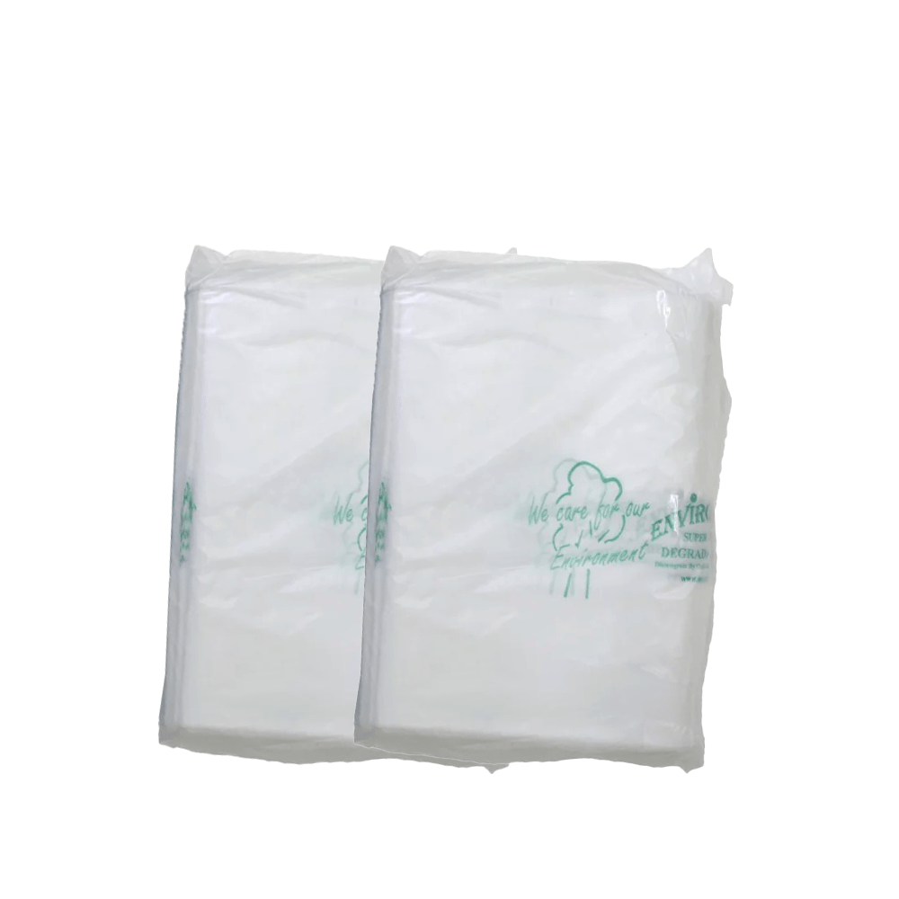 MaxValu Degradable 240L Heavy Duty Bin Liners Clear - 100/CTN - TEM IMPORTS™
