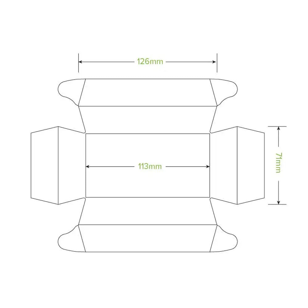 Medium BioBoard Sushi Tray - 300/CTN - TEM IMPORTS™