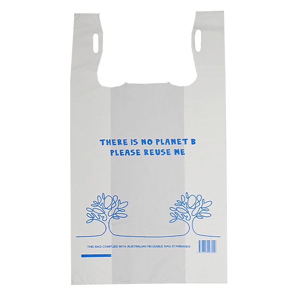 Medium Reusable Plastic Carry Bag - TEM IMPORTS™
