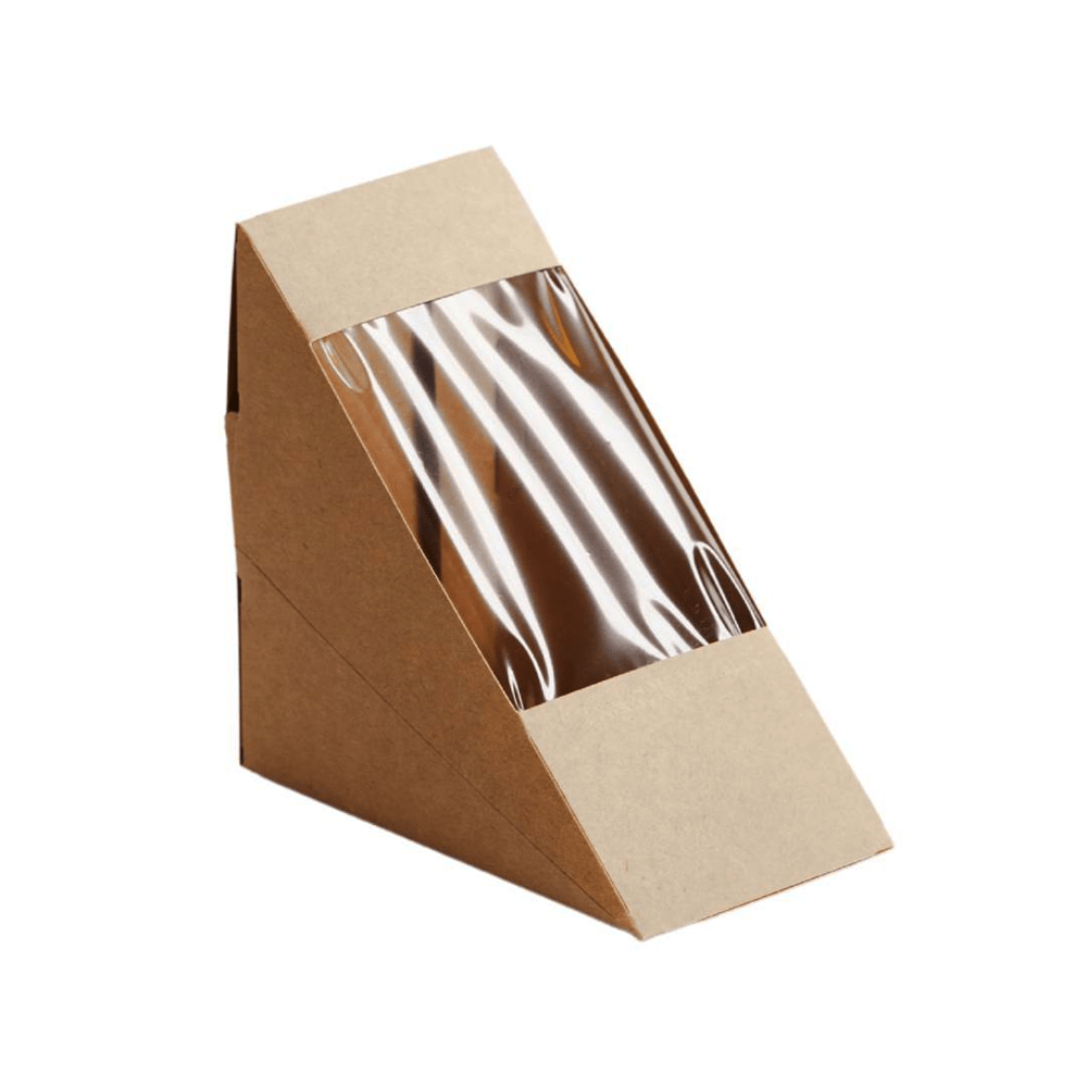 Paper Sandwich Wedge With Window - 200/CTN - TEM IMPORTS™