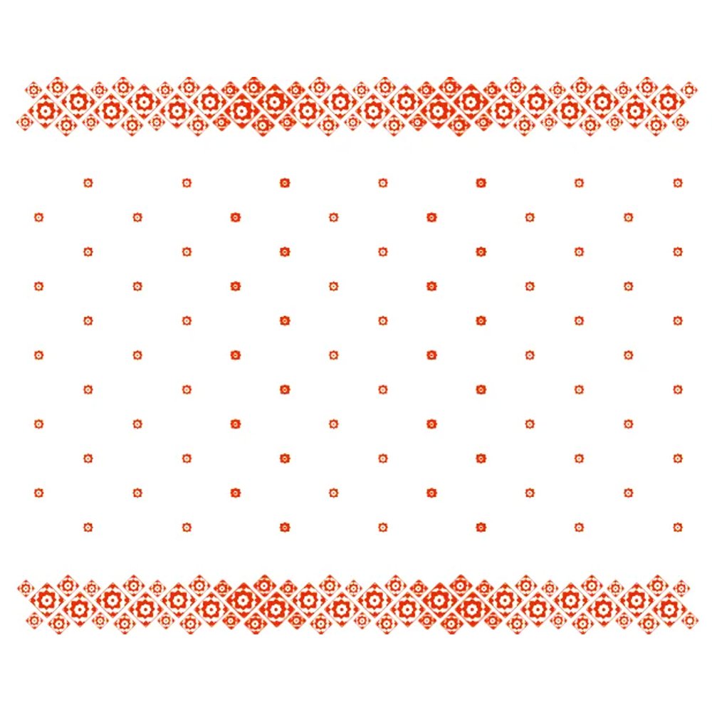 Parego® Table Cover / Tablecloths Roll 30 metres - Red Tile Pattern - TEM IMPORTS™