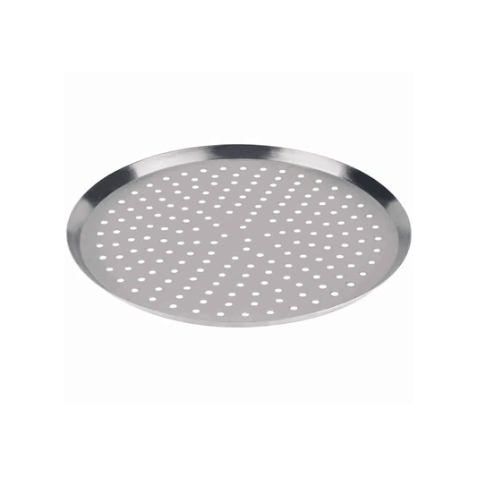 Perforated Pizza Tray Aluminium - 28cm/11" - TEM IMPORTS™