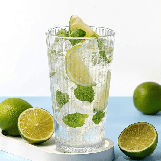 Plastic Water Tumbler Assorted Colour - 6/PKT - TEM IMPORTS™