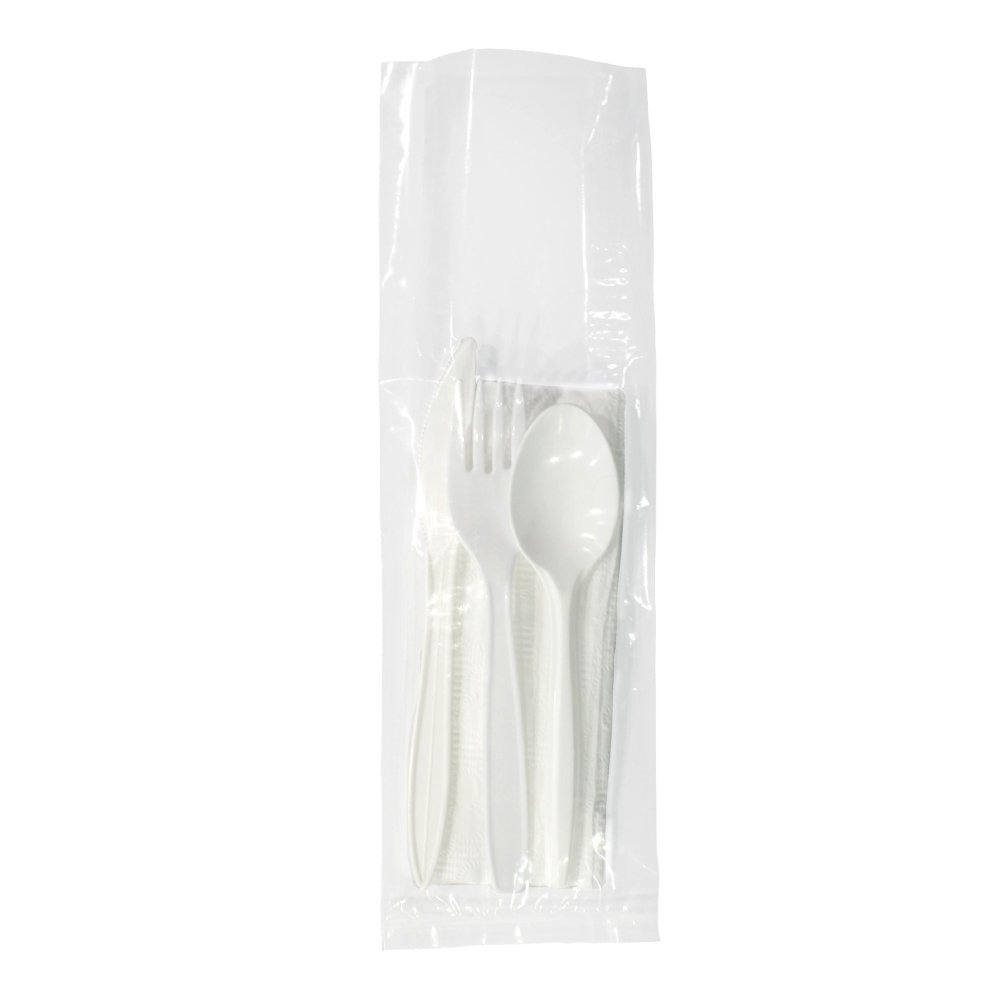 Polypropylene Cutlery Bag - 260mm x 85mm - Clear - TEM IMPORTS™
