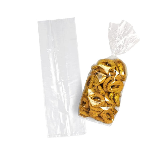 Polypropylene Gusseted Bag - 200mm x 100mm - Clear - TEM IMPORTS™