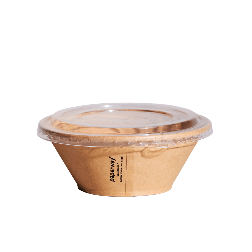 PP Flat Lid To Suit Paperway™ Deluxa 1300mL Bowl - TEM IMPORTS™