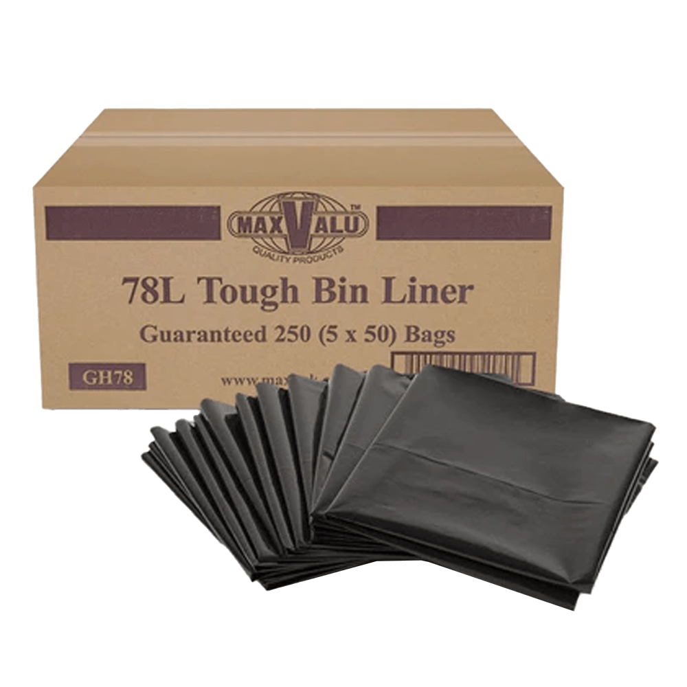 Premium Heavy Duty 78L Garbage Bag 91x76cm - 250/CTN - TEM IMPORTS™
