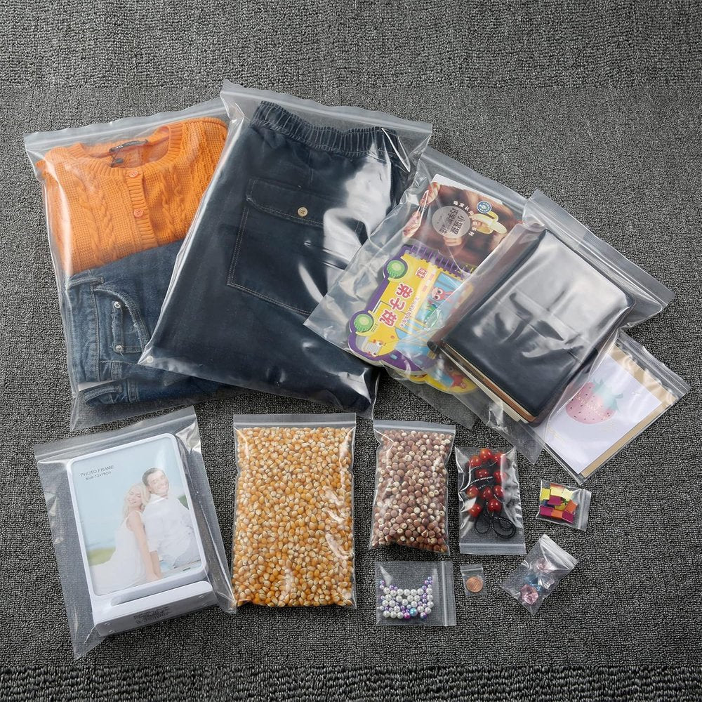 Resealable Bags - LDPE - 355mm x 400mm Clear - TEM IMPORTS™