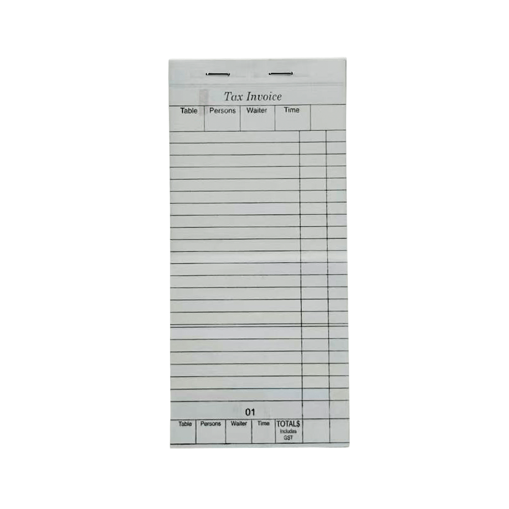 Restaurant Docket Book Long Duplicate Carbonless - TEM IMPORTS™