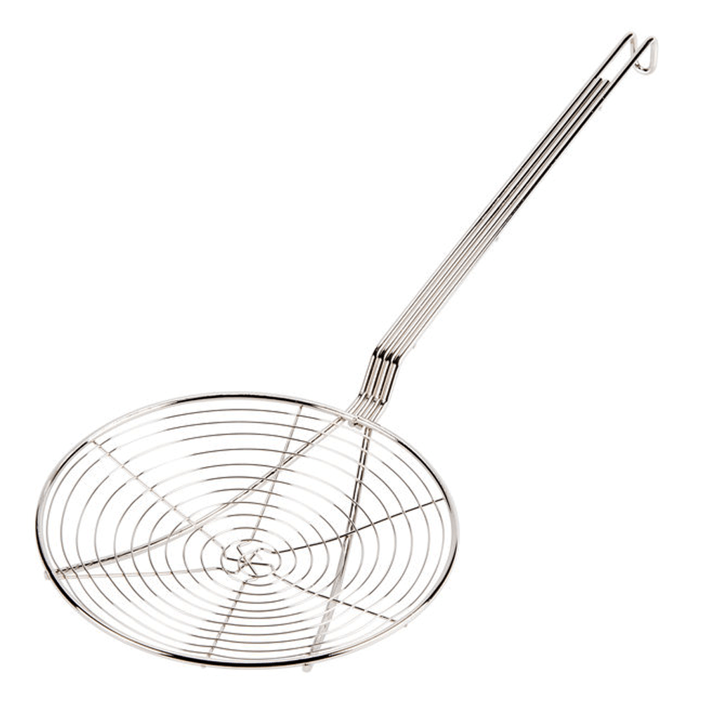 Round Chrome Spiral Wire Skimmer - TEM IMPORTS™