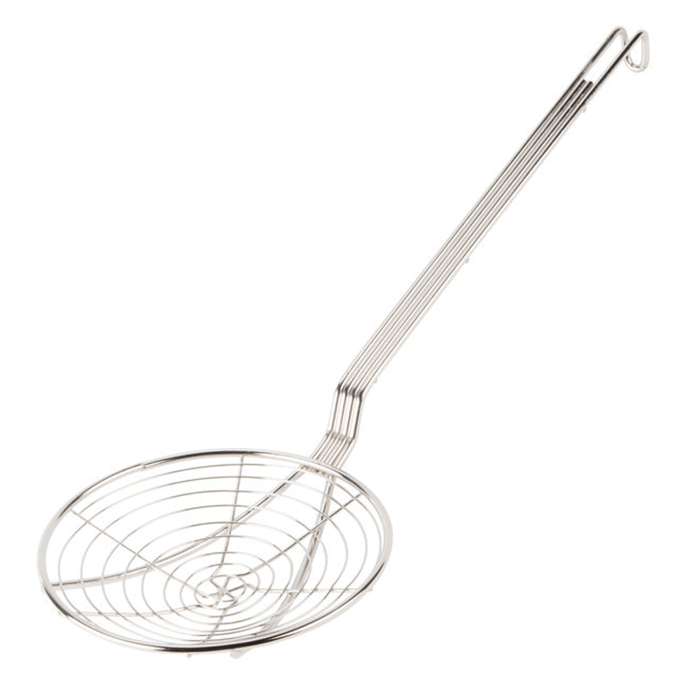 Round Chrome Spiral Wire Skimmer - TEM IMPORTS™