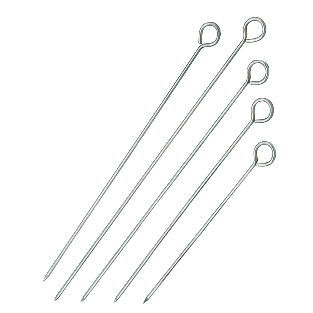 Round Skewer Stainless Steel - 6pcs/Pack - TEM IMPORTS™