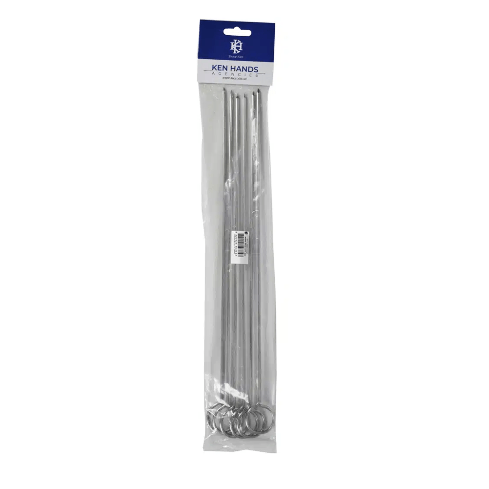 Round Skewer Stainless Steel - 6pcs/Pack - TEM IMPORTS™