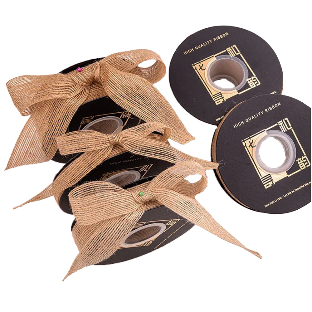 38mm Band Jute Hessian Burlap Ribbon - 20m