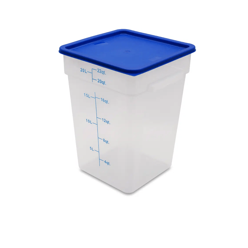 Square PP Storage Food Containers Translucent 20.0lt/22qt - TEM IMPORTS™