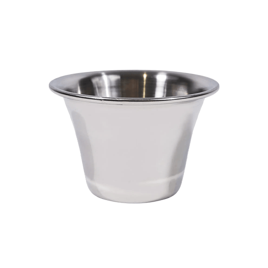 Stainless Steel Sauce Dish Flared 2oz - 24/Pack - TEM IMPORTS™