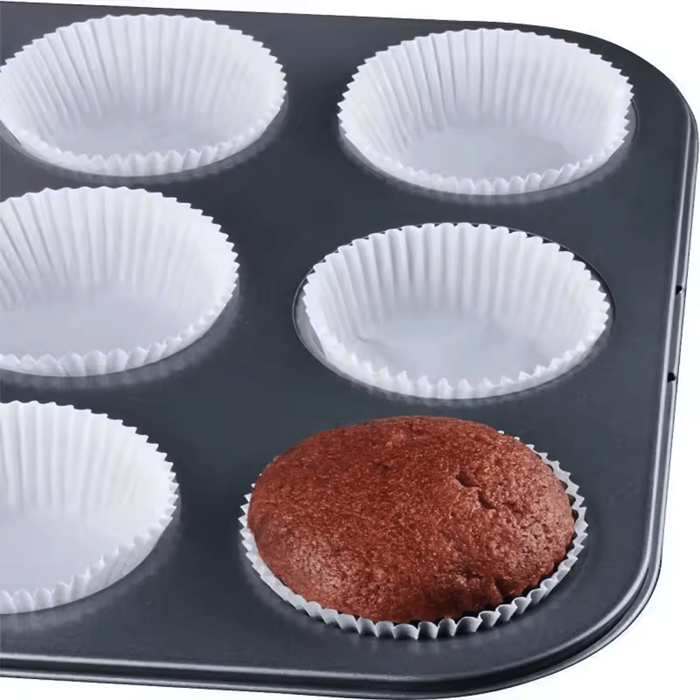 Standard White Cupcake Muffin Baking Liners - B55*H35mm - TEM IMPORTS™