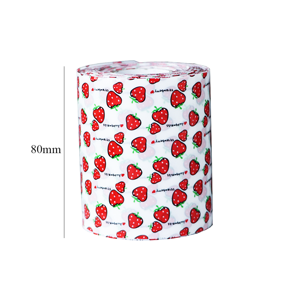 80mmx20M Strawberry Pattern Cake Collar