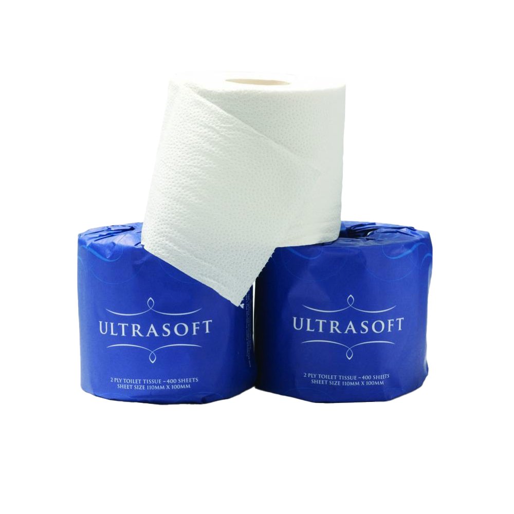 Ultrasoft Toilet Paper Roll 400 Sheet Individually Wrapped - 48/CTN