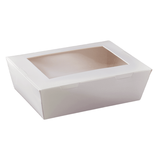Window Lunch Box White Large - 200/CTN - TEM IMPORTS™