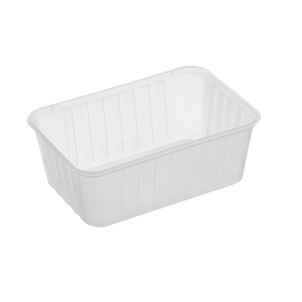 1000mL Freezer Grade Ribbed Rectangular Container - TEM IMPORTS™