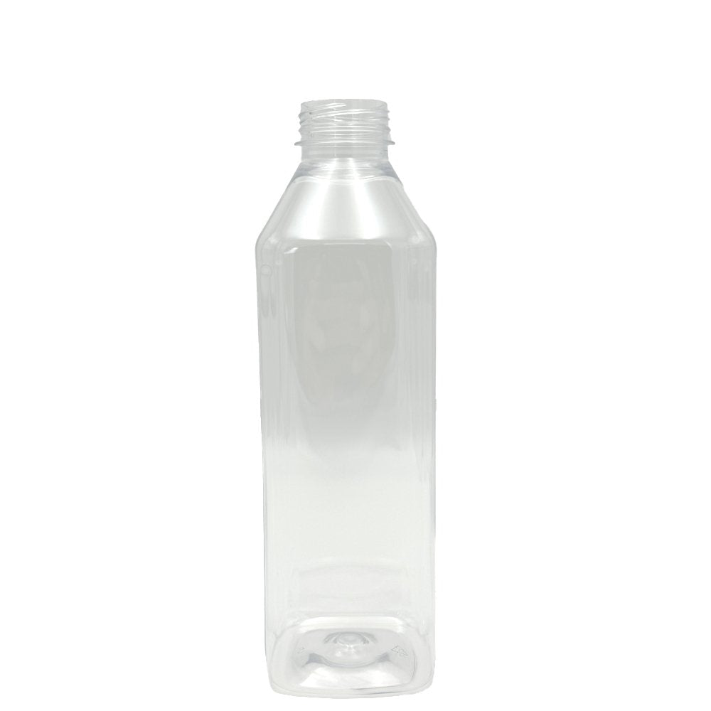 1000mL Tall Square Bottle With Tamper Evident Cap - TEM IMPORTS™