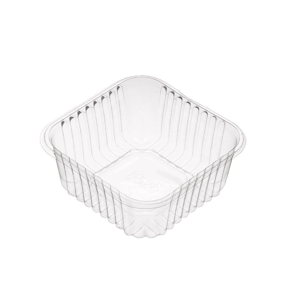 100g Clear Square Moon Cake Tray - Pk100 - TEM IMPORTS™