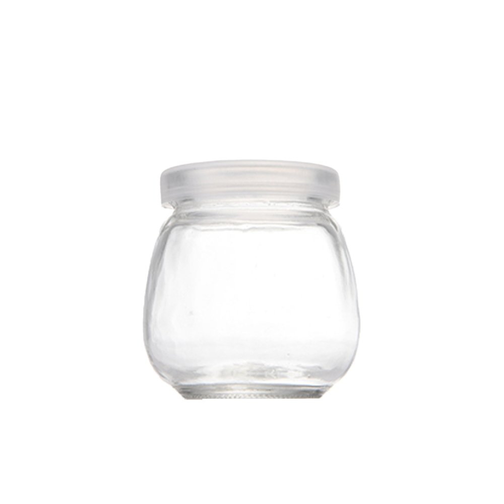100mL Yogurt Glass Jar With Soft PE Lid - TEM IMPORTS™