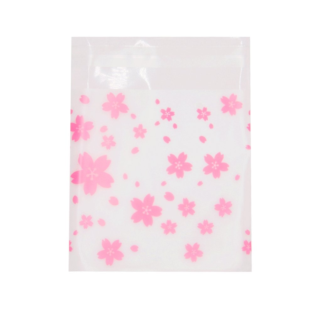 100x100mm Blossoms Self Adhesive Sealing Bag-Pk100 - TEM IMPORTS™