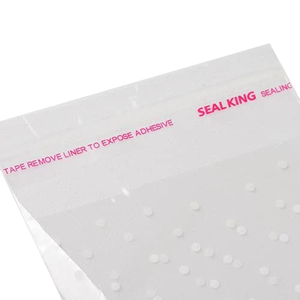 100x100mm Polka Dots Self Adhesive Sealing Bag-Pk100 - TEM IMPORTS™