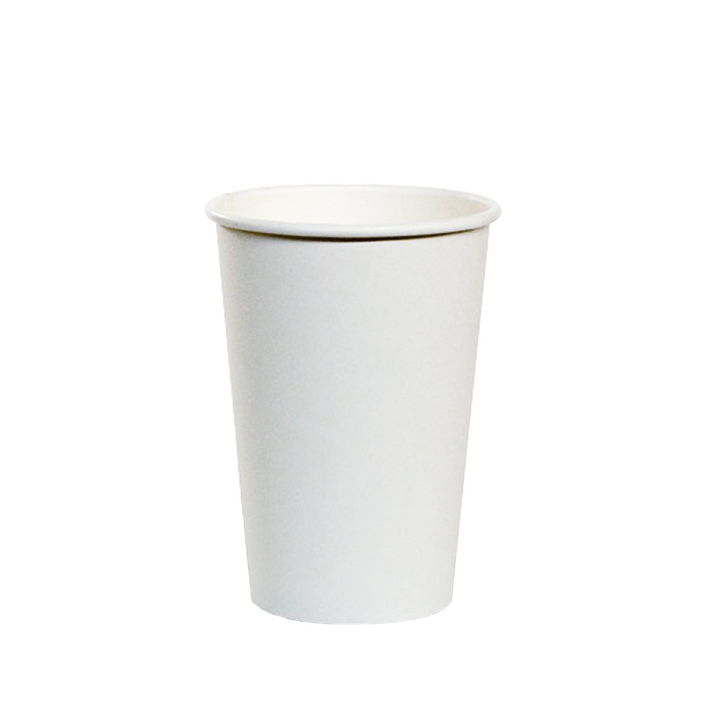 10oz/295mL PE Coated SW Paper Cup Plain White - TEM IMPORTS™