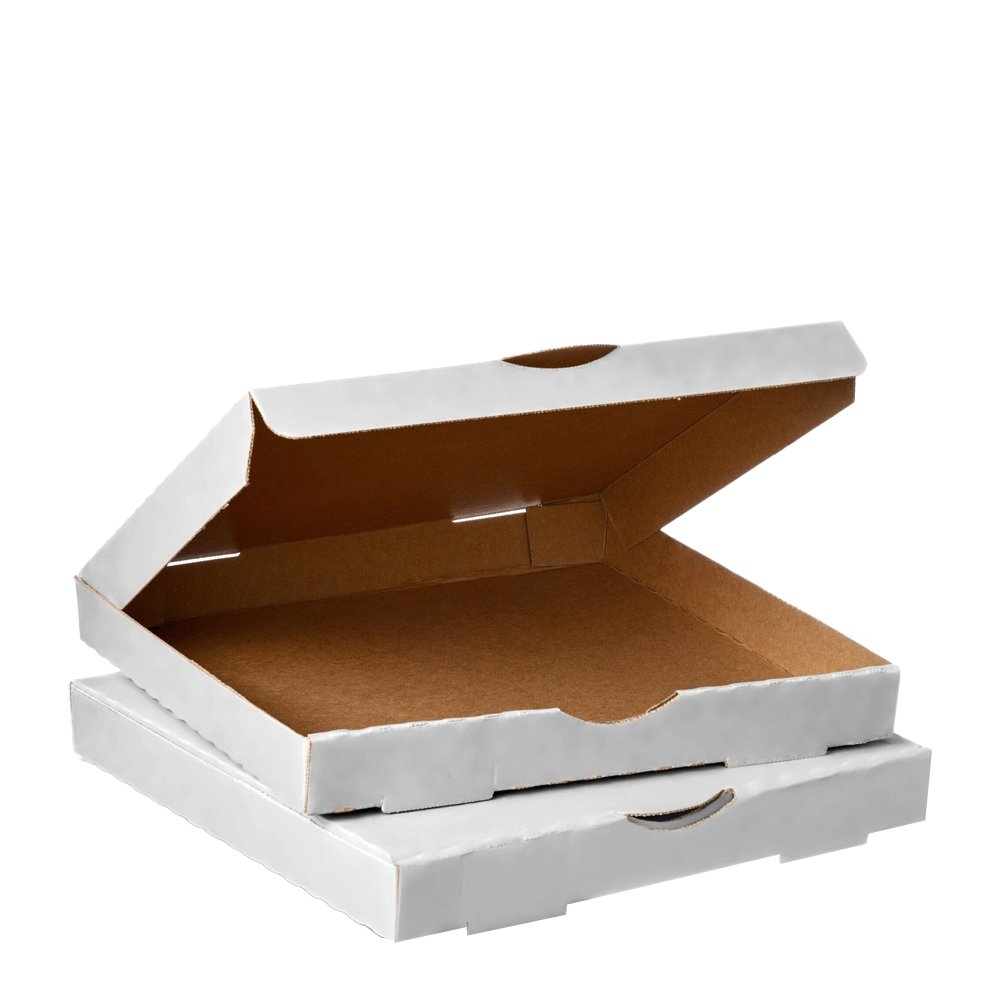 11" Inch Takeaway Pizza Box White - TEM IMPORTS™