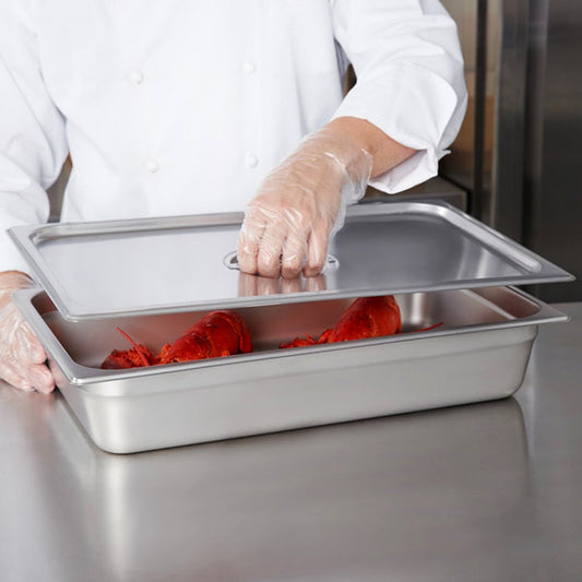 1/1 Size Stainless Steel Lid To Suit Gastronorm Food Pans - TEM IMPORTS™