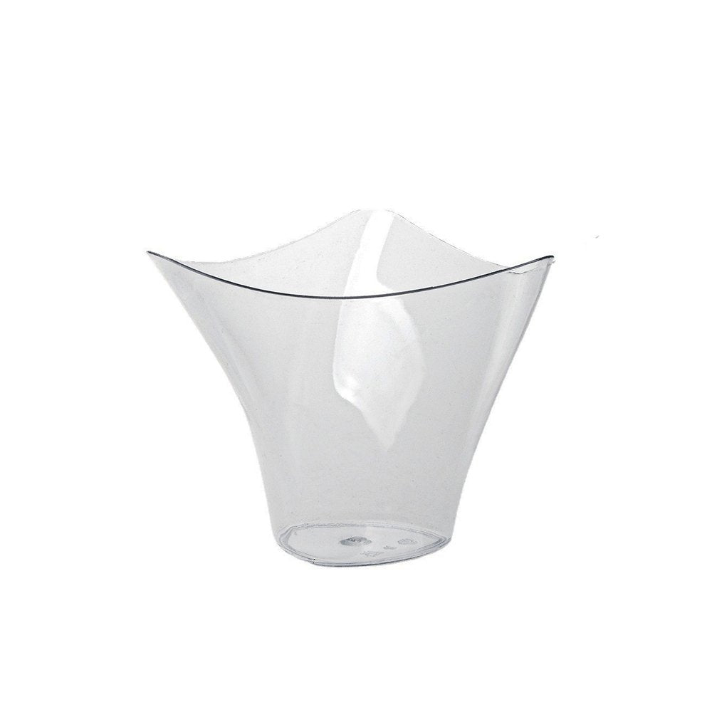 110mL Clear Mini Triangle Wave Cup - TEM IMPORTS™
