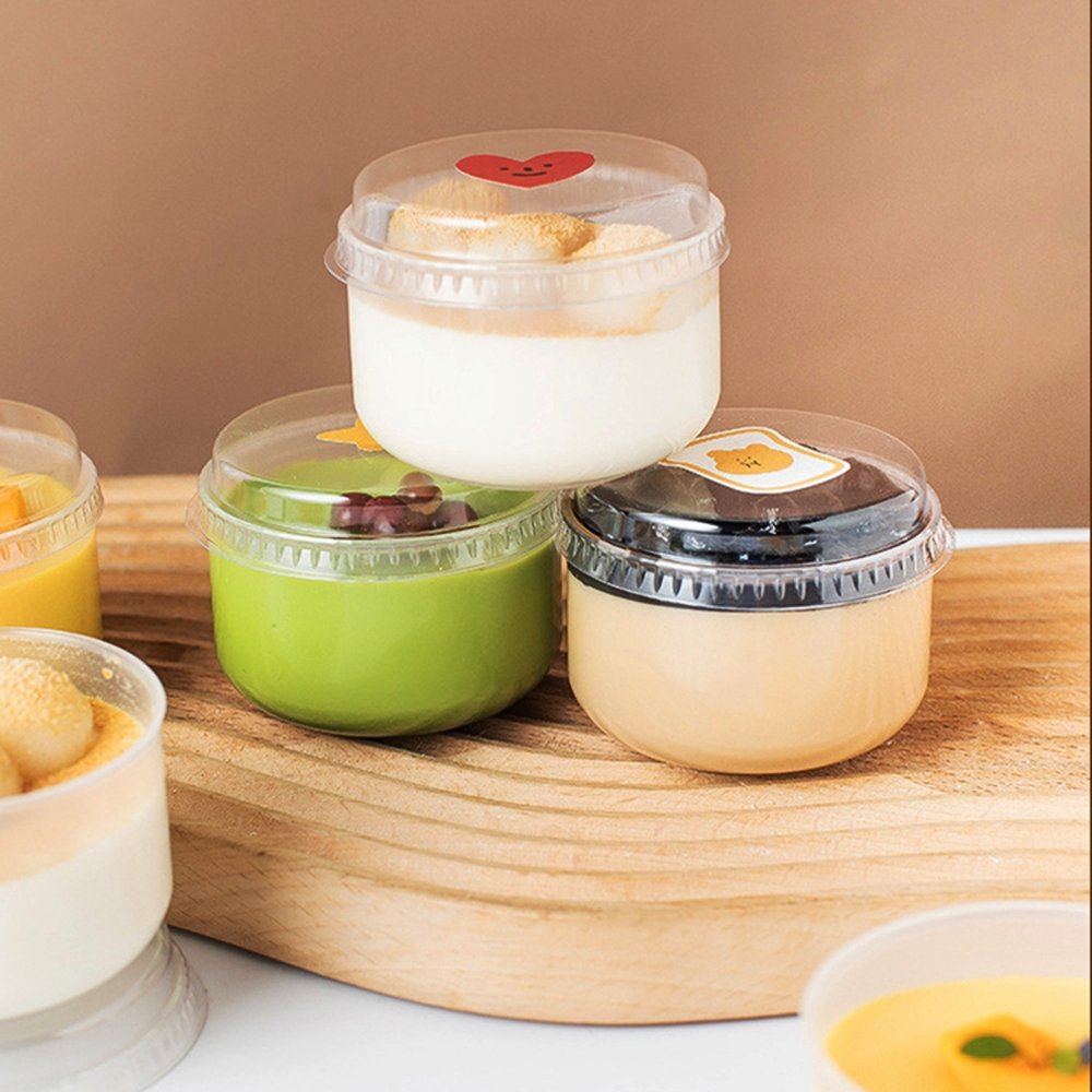 130mL Matt Clear Creme Baking Container Base - TEM IMPORTS™