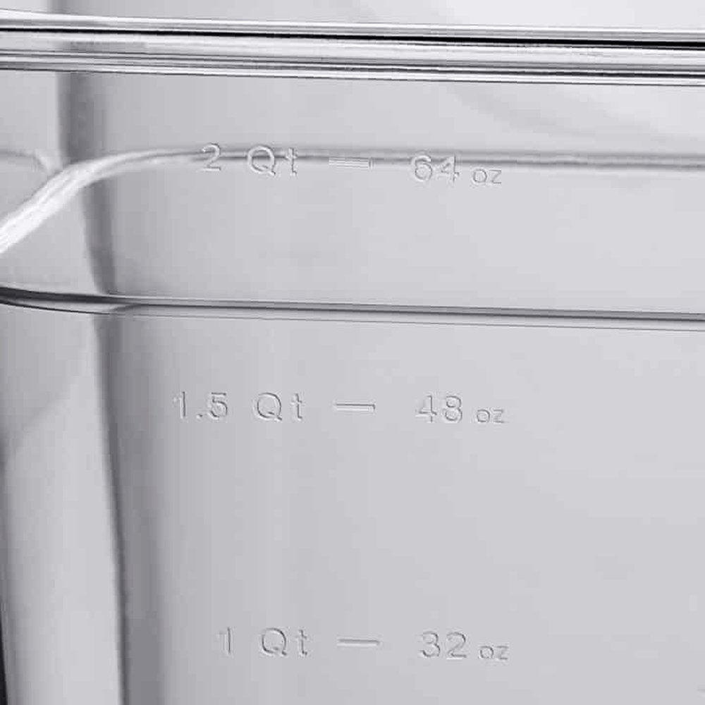 1/2 Size Clear Polycarbonate Food Pan - 3.5L - TEM IMPORTS™