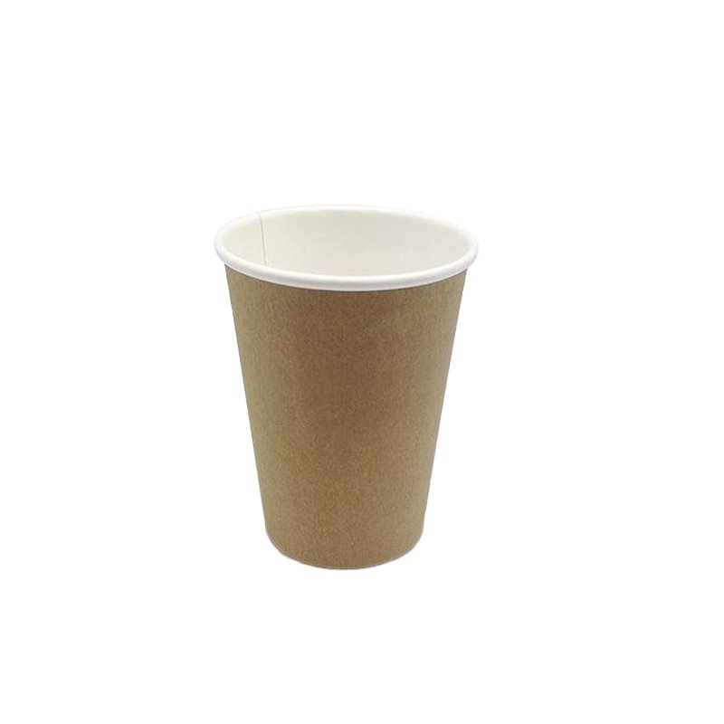 12oz/355mL PE Coated SW Paper Cup Kraft - TEM IMPORTS™