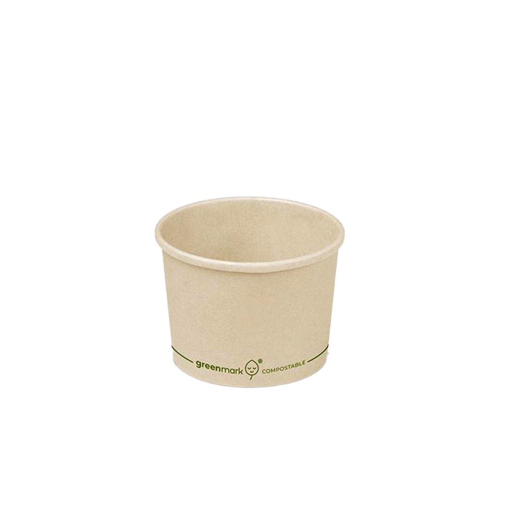 12oz/360mL PLA Coated Bamboo Paper Soup Cup - TEM IMPORTS™