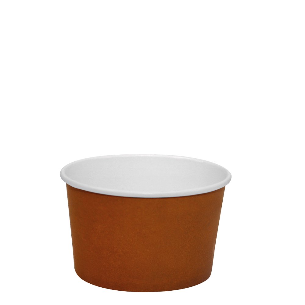 12oz/360mL PLA Coated Plain Brown Paper Soup Cup - TEM IMPORTS™