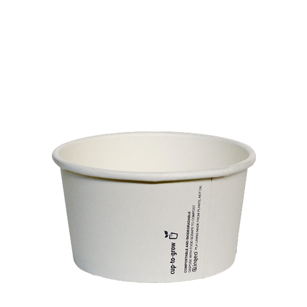 12oz/360mL PLA Coated White Paper Soup Cup - TEM IMPORTS™