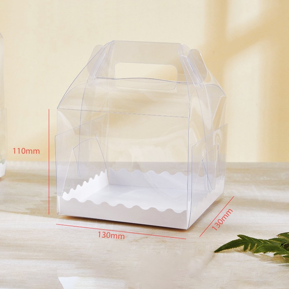 130x130x110 Square Transparent Box With Handle - TEM IMPORTS™